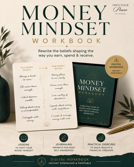 Money Mindset Workbook | Journaling, Lessons and Exercises to Attract Prosperity