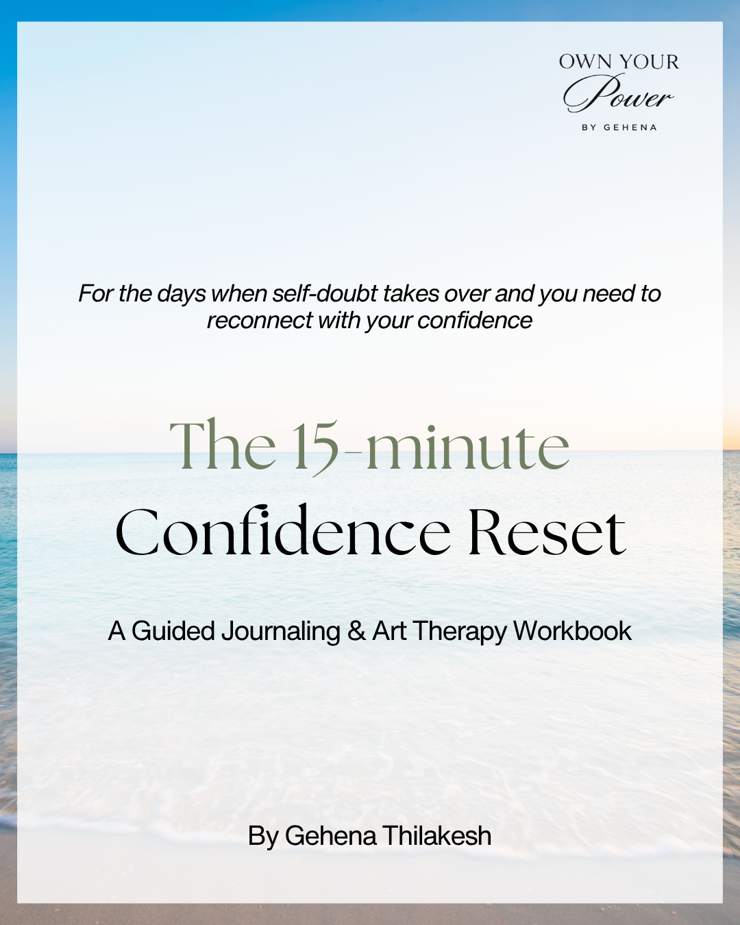 The 15-Min Confidence Reset | Journaling Workbook