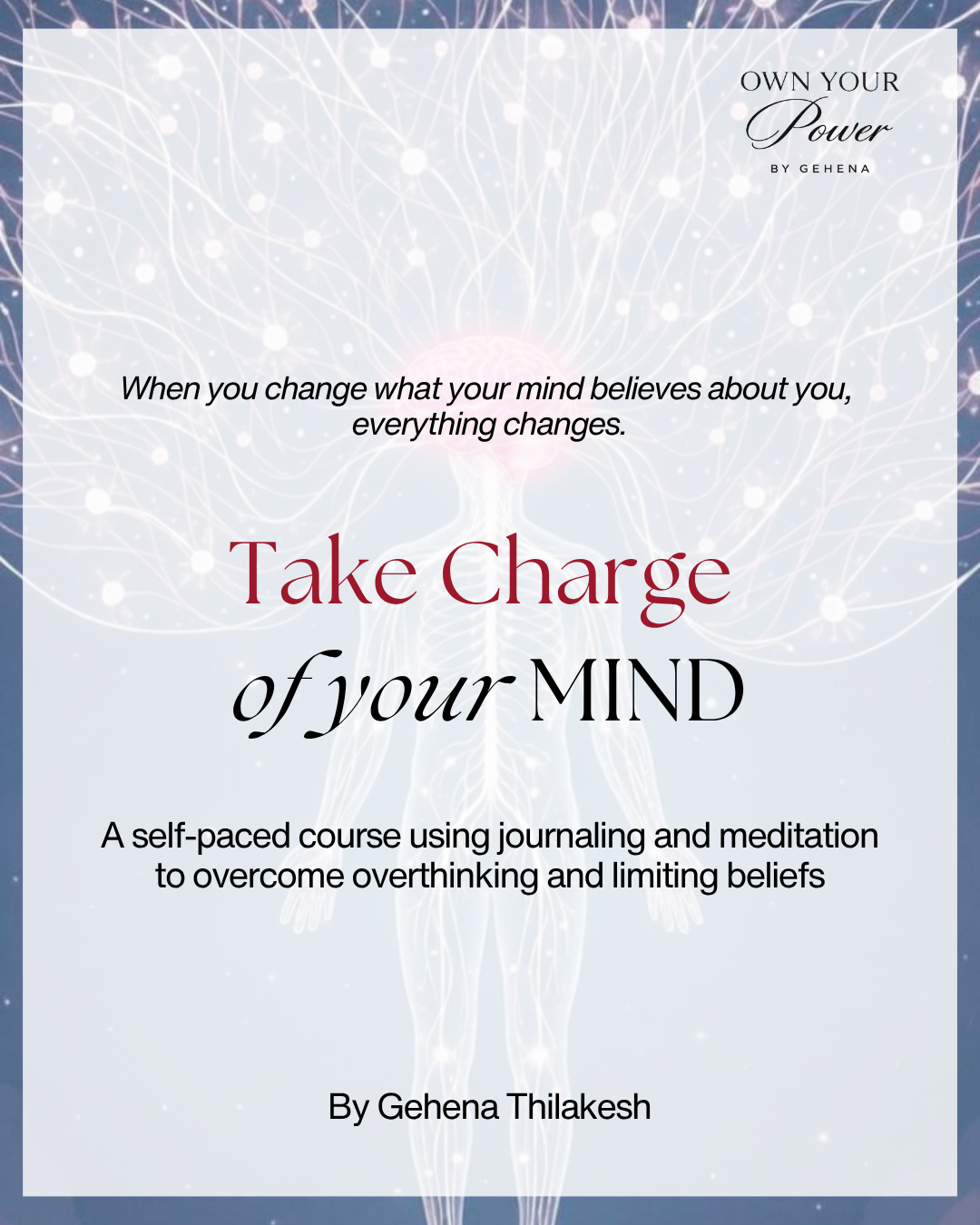 Take Charge of Your Mind | Journaling and Meditation Course